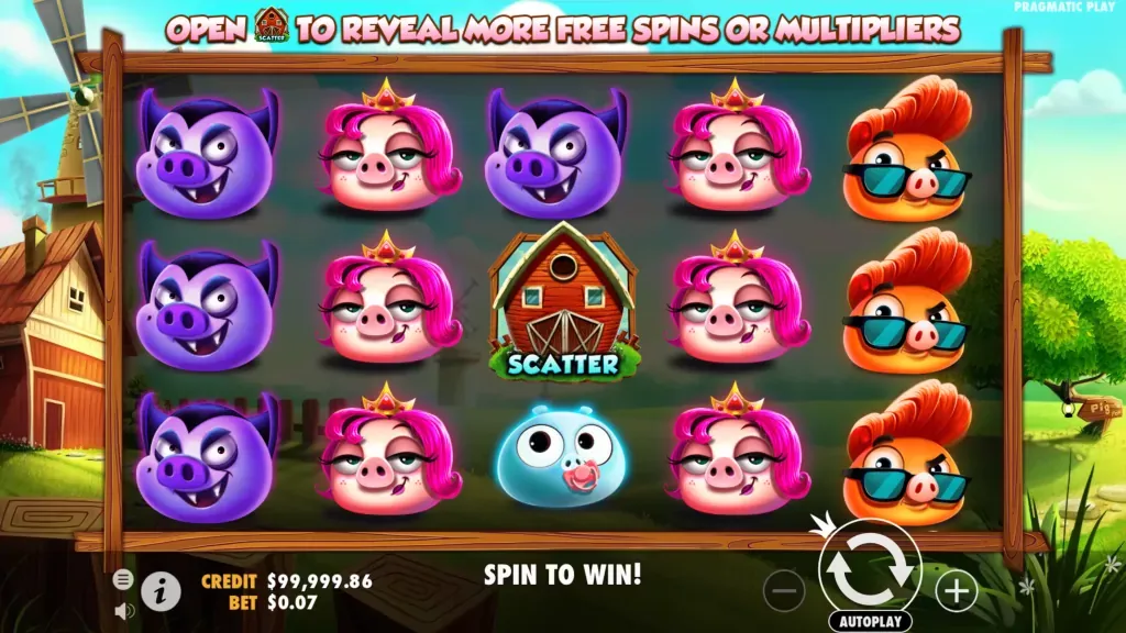 7 Piggies — banner principal en OnePlay Casino